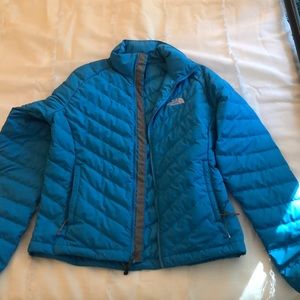The North Face Blue Puffer Coat